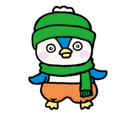 Blue penguin Penta sticker #12553628