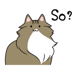 CATS ARE THE BEST sticker #12554281