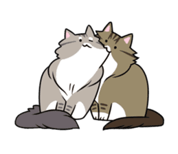 CATS ARE THE BEST sticker #12554284