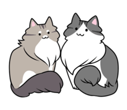 CATS ARE THE BEST sticker #12554290