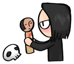 Dark KAEDE-kun sticker #12554344