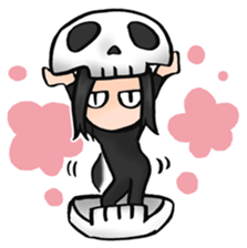 Dark KAEDE-kun sticker #12554346