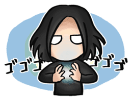 Dark KAEDE-kun sticker #12554347