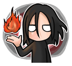 Dark KAEDE-kun sticker #12554348