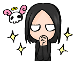 Dark KAEDE-kun sticker #12554349