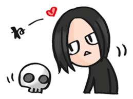 Dark KAEDE-kun sticker #12554350