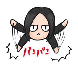 Dark KAEDE-kun sticker #12554351