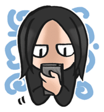 Dark KAEDE-kun sticker #12554353