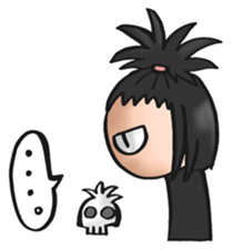 Dark KAEDE-kun sticker #12554362