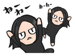 Dark KAEDE-kun sticker #12554363