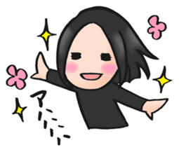 Dark KAEDE-kun sticker #12554364