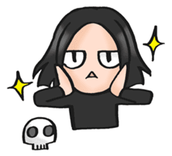 Dark KAEDE-kun sticker #12554365