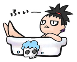 Dark KAEDE-kun sticker #12554369