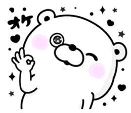 Rabbit and Bear 100% Love sticker #12554380