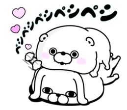 Rabbit and Bear 100% Love sticker #12554384