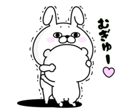 Rabbit and Bear 100% Love sticker #12554389