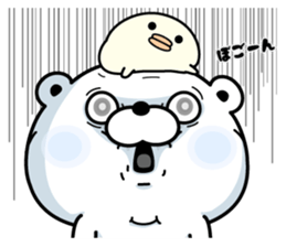 Rabbit and Bear 100% Love sticker #12554393