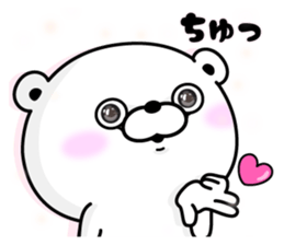 Rabbit and Bear 100% Love sticker #12554408