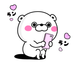 Rabbit and Bear 100% Love sticker #12554410