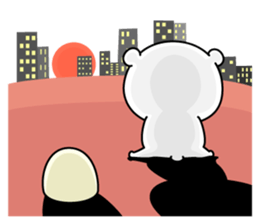 Rabbit and Bear 100% Love sticker #12554412