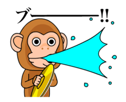 Cymbal monkey/Animated 2 sticker #12554586