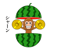 Cymbal monkey/Animated 2 sticker #12554590