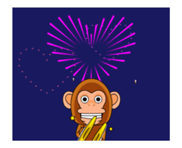 Cymbal monkey/Animated 2 sticker #12554592