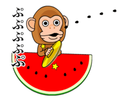 Cymbal monkey/Animated 2 sticker #12554593