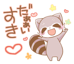 LOVE!Raccoons&Rabbit5 sticker #12554751