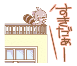 LOVE!Raccoons&Rabbit5 sticker #12554753