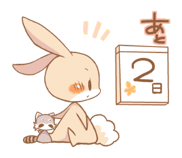 LOVE!Raccoons&Rabbit5 sticker #12554756
