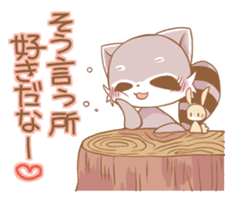 LOVE!Raccoons&Rabbit5 sticker #12554759