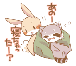 LOVE!Raccoons&Rabbit5 sticker #12554762