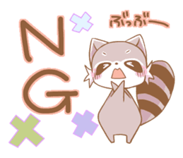 LOVE!Raccoons&Rabbit5 sticker #12554765