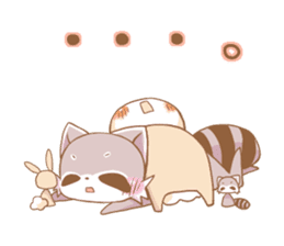 LOVE!Raccoons&Rabbit5 sticker #12554767