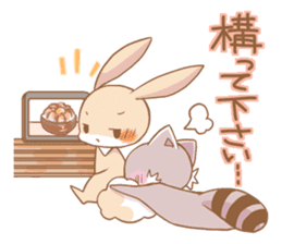 LOVE!Raccoons&Rabbit5 sticker #12554769