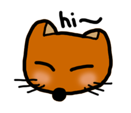 little brown fox sticker #12555230