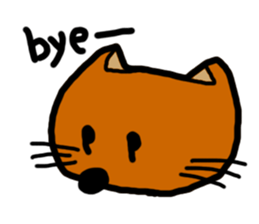 little brown fox sticker #12555262