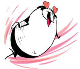 Protruding teeth panda Sticker2 sticker #12555437