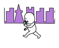 An annoying man It moves.LOVE sticker #12555602