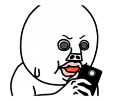 An annoying man It moves.LOVE sticker #12555604