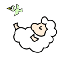 Animated Stickers of The sheep sticker #12555927