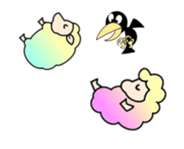 Animated Stickers of The sheep sticker #12555928