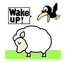 Animated Stickers of The sheep sticker #12555946