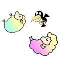 Animated Stickers of The sheep