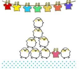 Children of chick sticker #12556183