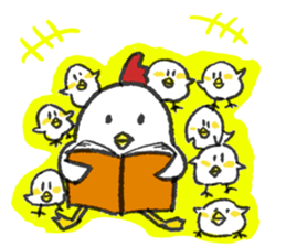 Children of chick sticker #12556185