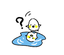 Children of chick sticker #12556188