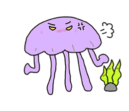 The Jellies - A jellyfish for every mood sticker #12556215