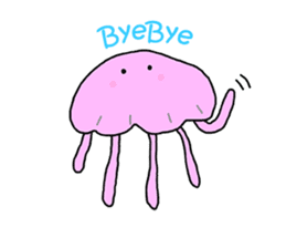 The Jellies - A jellyfish for every mood sticker #12556216